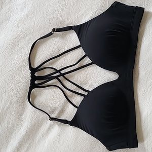 Athleta Black Bikini Top